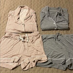 Women's Short Sleeve Top & Shorts Pajama Sets
